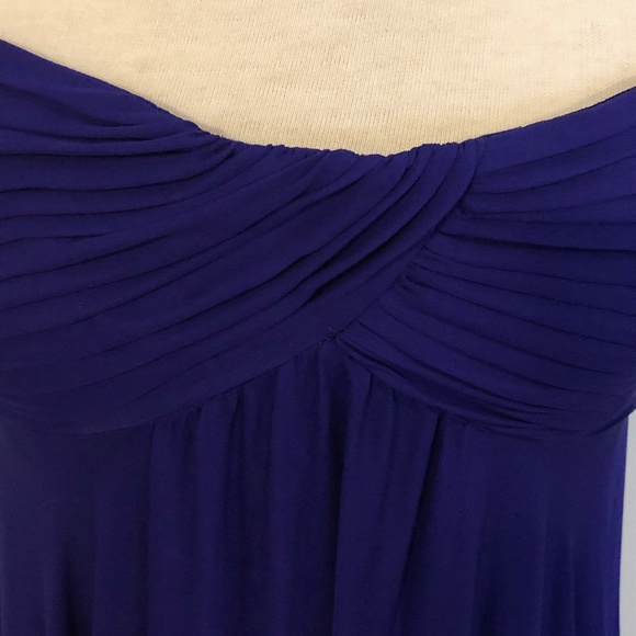 NWT Blue/Purple Silk BCBG Cocktail Dress - Picture 6 of 14